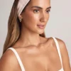Candy Modal Ribbed Headband in Stripe Print