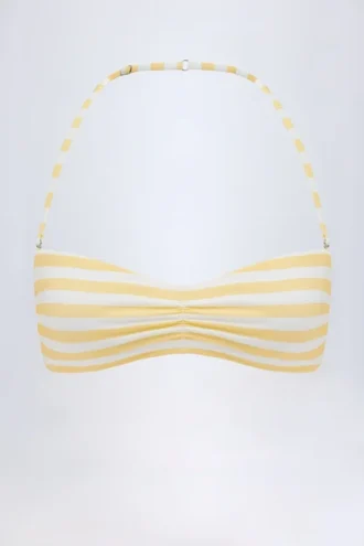Cascais Multiway Bikini Top in Lemon