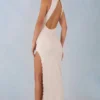 Cataleya Modal Halterneck Maxi Dress in Ivory
