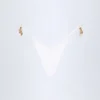 Cebu Charm-Detail Thong Bikini Bottoms in White