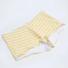 Cerreto Mid-Rise Hot Pants in Lemon Yellow Stripe