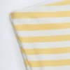 Cerreto Mid-Rise Hot Pants in Lemon Yellow Stripe