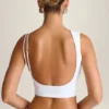 Ceylon Draped Open-Back Tank Top in White