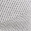 Chunky Knit Foldover Kick Flare Trousers in Grey Marl