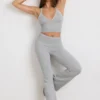Chunky Knit Tank Top in Grey Marl