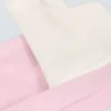 Contrast Sports Bra in Pale Pink Marl
