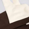 Contrast Sports Bra in Pecan Marl