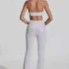 Coralena Embellished Cut-Out Jumpsuit in White
