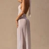 Coralie Halterneck Maxi Dress in White