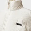 Corduroy Quilted Puffer Jacket in Ivory