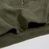 Cotton Jersey Acid Wash Cropped Sweatshirt in Light Green