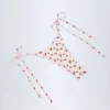Cove Side-Tie Cheeky Bikini Bottoms in Cherry Print Cove Side-Tie Cheeky Bikini Bottoms in Cherry Print