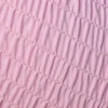 Crinkle Swim Strappy Bandeau Bikini Top in Ballerina Pink