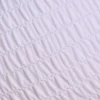 Crinkle Swim Strappy Bandeau Bikini Top in White