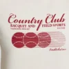Cropped Graphic T-Shirt in Ivory