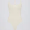 Cut-Out Bodysuit in Cream