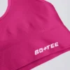 Define Luxe Halterneck Sports Bra in Berry