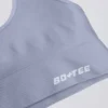 Define Luxe Halterneck Sports Bra in Blue Grey