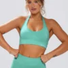 Define Luxe Halterneck Sports Bra in Mint