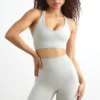 Define Luxe High-Waist Biker Shorts in Fog