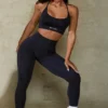 Define Luxe High-Waist Leggings in Black