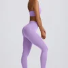Define Luxe High-Waist Leggings in Lilac