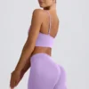 Define Luxe Mini Shorts in Lilac