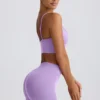 Define Luxe Mini Shorts in Lilac