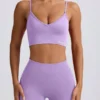 Define Luxe Mini Shorts in Lilac