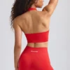 Define Luxe Mini Shorts in Poppy Red