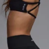 Define Luxe Multiway Open-Back Sports Bra in Black