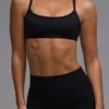 Define Luxe Multiway Open-Back Sports Bra in Black