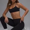 Define Luxe Multiway Open-Back Sports Bra in Black