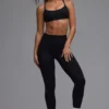 Define Luxe Multiway Open-Back Sports Bra in Black
