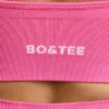Define Luxe V-Neck Sports Bra in Hot Pink