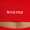 Define Luxe V-Neck Sports Bra in Red