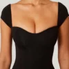 Dolcezza Sweetheart Neckline Maxi Dress in Black