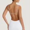 Eartha Cut-Out Open-Back Mini Dress in White