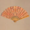 Elaraine Folding Hand Fan in Paisley Print