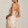Eliselle Embellished Strapless Corset Mini Dress in Ivory
