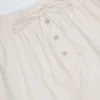 Elsie Tie-Front Cotton-Poplin Shorts in White