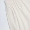 Elsie Tie-Front Cotton-Poplin Shorts in White