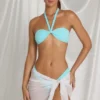 Elvire Side-Tie Sarong in White