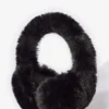 Faux-Fur Earmuffs in Black
