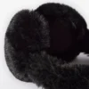 Faux-Fur Earmuffs in Black