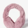 Faux-Fur Earmuffs in Powder Pink