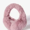 Faux-Fur Earmuffs in Powder Pink