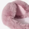 Faux-Fur Earmuffs in Powder Pink