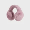 Faux-Fur Earmuffs in Powder Pink