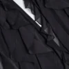 Felicity Ruffled Mid-Rise Flared Trousers in Black